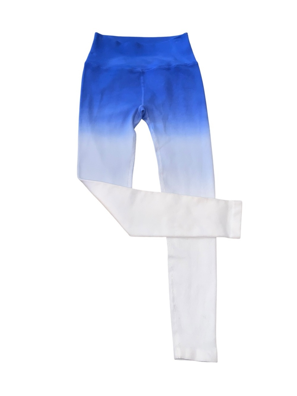 Spiritual Gangster Love Sculpt Seamless Ombre Leggings Blue White M/L - Picture 3 of 6